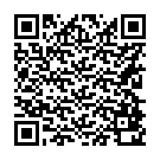 QR-koodi puhelinnumerolle +56228820575