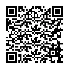 Código QR para número de teléfono +56228899800