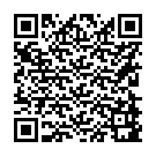 電話番号のQRコード +56228981111