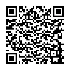 Código QR para número de telefone +56228981120