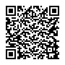 QR-code voor telefoonnummer +56228981123