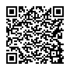 QR kód a telefonszámhoz +56228981125