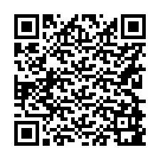 QR kód a telefonszámhoz +56228981135