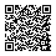 Código QR para número de telefone +56228981148