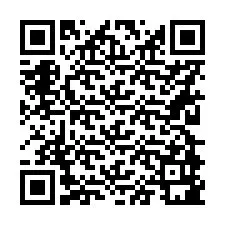 Kod QR dla numeru telefonu +56228981165