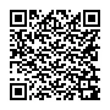 QR kód a telefonszámhoz +56229381196