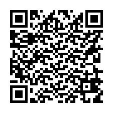 QR-code voor telefoonnummer +56229419800