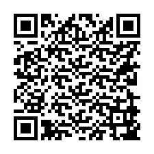 QR Code pour le numéro de téléphone +56229947018