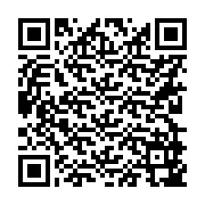 QR Code pour le numéro de téléphone +56229947624