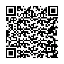 Código QR para número de telefone +56229947937