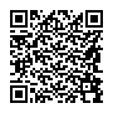 QR kód a telefonszámhoz +56942898557