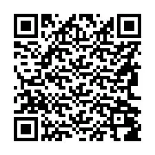 Código QR para número de telefone +56962086314