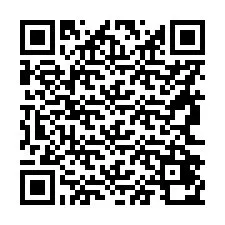 Codice QR per il numero di telefono +56962470260