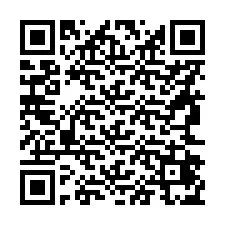 QR Code สำหรับหมายเลขโทรศัพท์ +56962475080