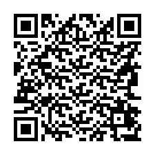 QR-koodi puhelinnumerolle +56962477584