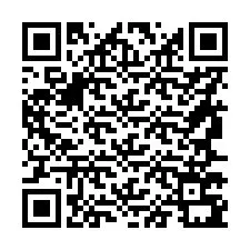 Codice QR per il numero di telefono +56967791671