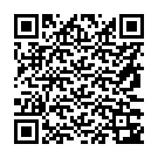 QR-koodi puhelinnumerolle +56973343291