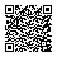 Código QR para número de teléfono +56973343350