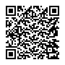 QR kód a telefonszámhoz +56974223682