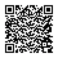 QR-code voor telefoonnummer +56974308799