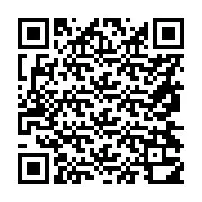 QR Code pour le numéro de téléphone +56974310239