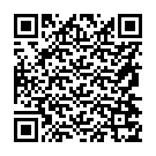 QR kód a telefonszámhoz +56974775271