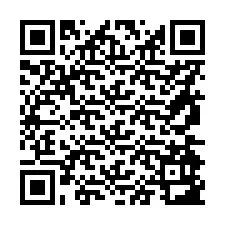 QR Code สำหรับหมายเลขโทรศัพท์ +56974983931