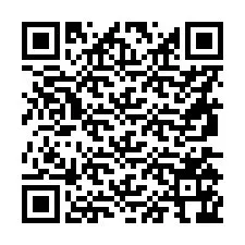 QR-koodi puhelinnumerolle +56975166744