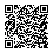 Código QR para número de teléfono +56975189675