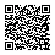 Código QR para número de teléfono +56977067438