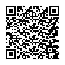 Código QR para número de teléfono +56977085589