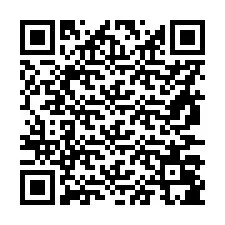 Código QR para número de teléfono +56977085595