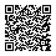 QR Code pour le numéro de téléphone +56977984304