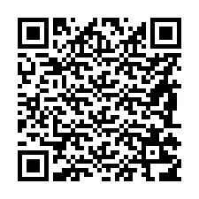 QR Code pour le numéro de téléphone +56981216525