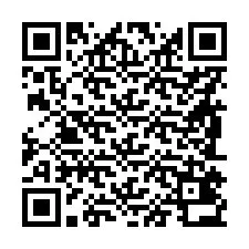 Código QR para número de teléfono +56981432296