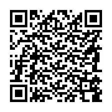 QR-code voor telefoonnummer +56981588004