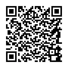 QR Code pour le numéro de téléphone +56981980041