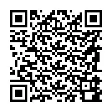 QR Code pour le numéro de téléphone +56981980050