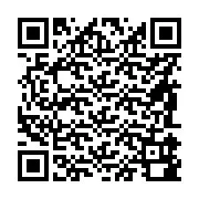 QR Code pour le numéro de téléphone +56981980053