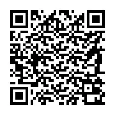 QR-code voor telefoonnummer +56985020401