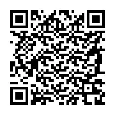 Código QR para número de teléfono +56987228140