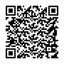 Codice QR per il numero di telefono +56989016861