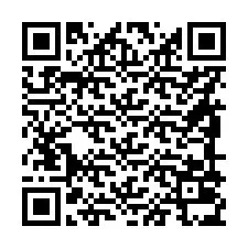 QR Code pour le numéro de téléphone +56989035309