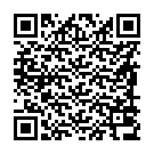 QR-koodi puhelinnumerolle +56989036986