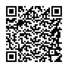 Código QR para número de telefone +56989214275