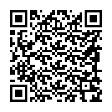 QR Code pour le numéro de téléphone +56989224109