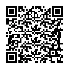 QR kód a telefonszámhoz +56989228066