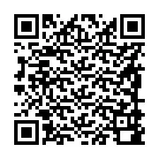 Codice QR per il numero di telefono +56989980132