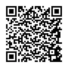 QR-koodi puhelinnumerolle +56991443168