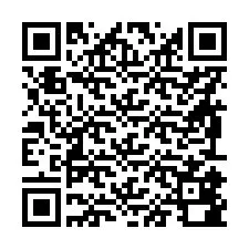 QR Code pour le numéro de téléphone +56991880186